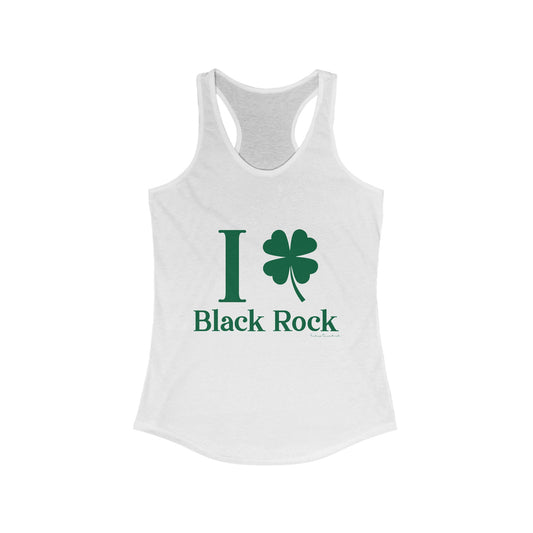 I Clover Black Rock Women's Ideal Racerback Tank