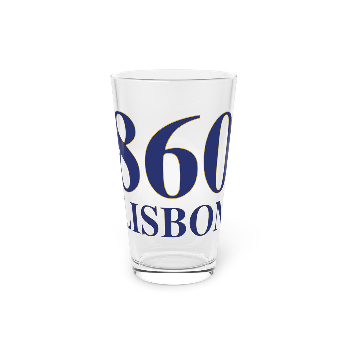 860 Lisbon Pint Glass, 16oz