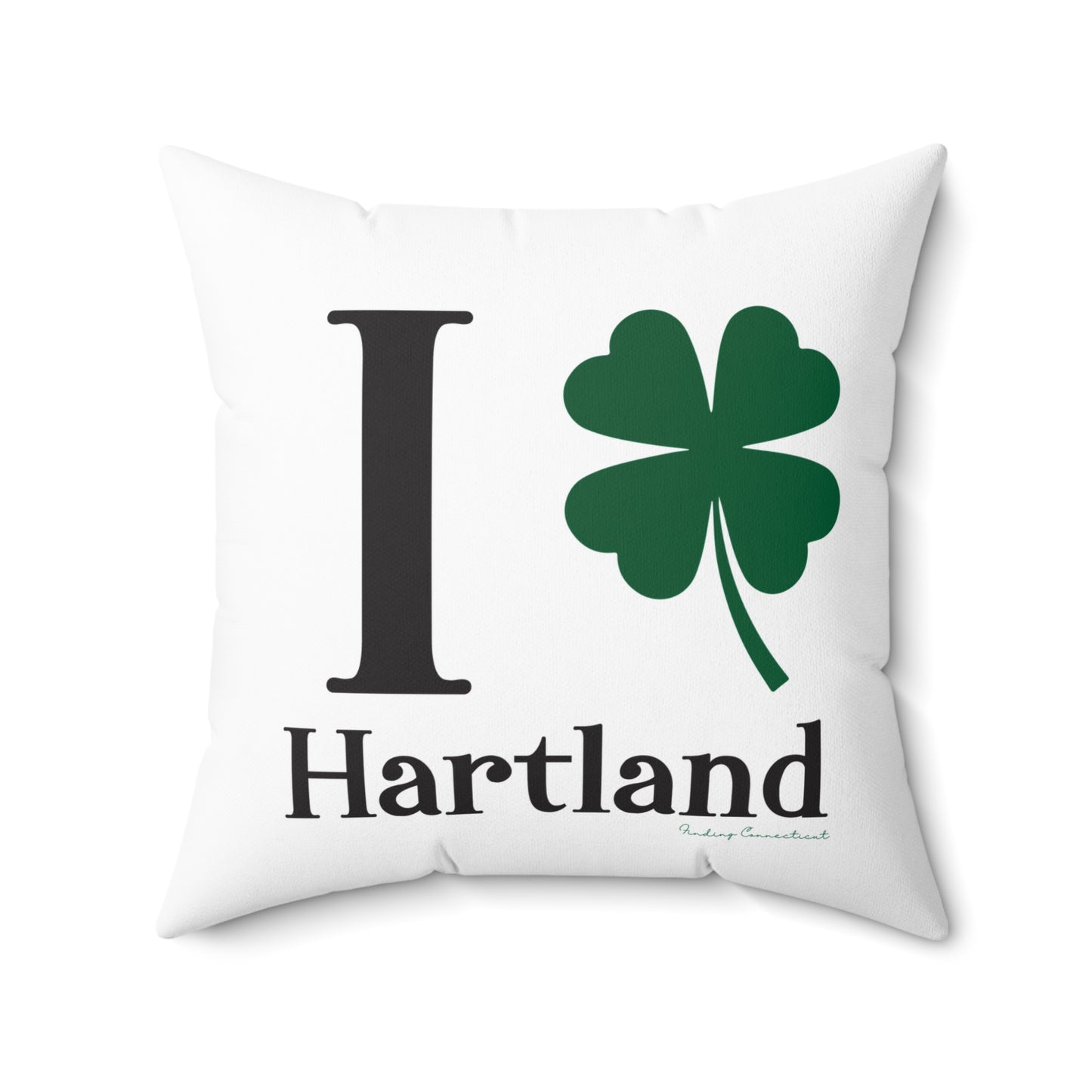 I Clover Hartland Spun Polyester Square Pillow