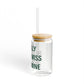 I Really Really Miss Silvermine Sipper Glass, 16oz