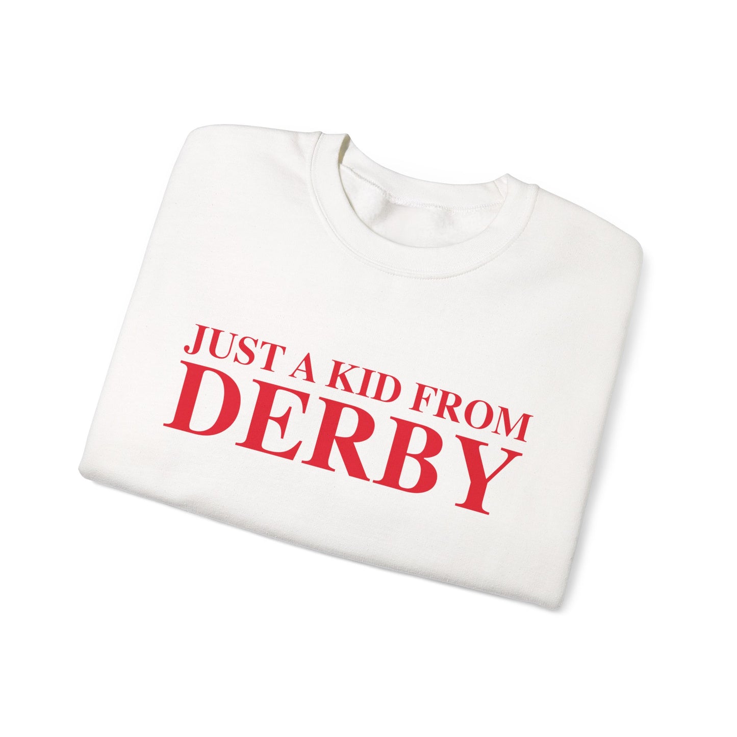 Just a kid from Derby Unisex Heavy Blend™ Crewneck Sweatshirt