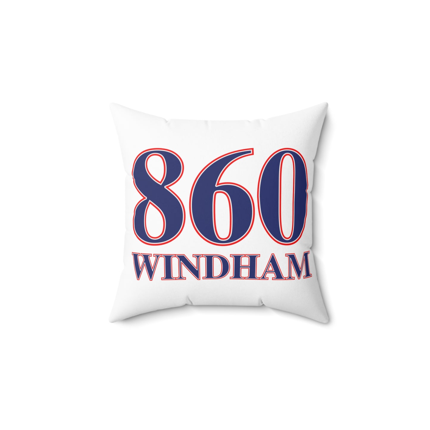 860 Windham Red, White & Blue Spun Polyester Square Pillow