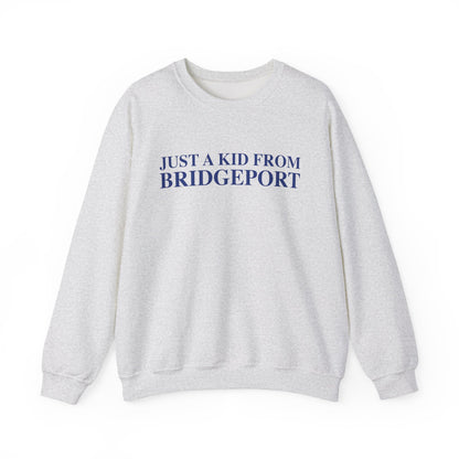 Just a kid from Bridgeport Unisex Heavy Blend™ Crewneck Sweatshirt
