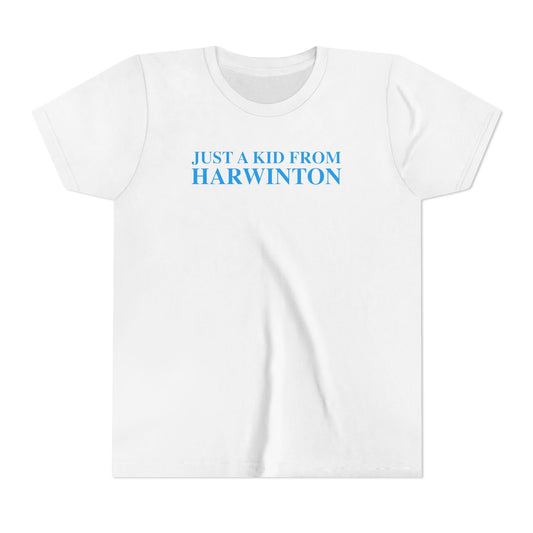 Just a kid from Harwinton Youth Short Sleeve T-Shirt
