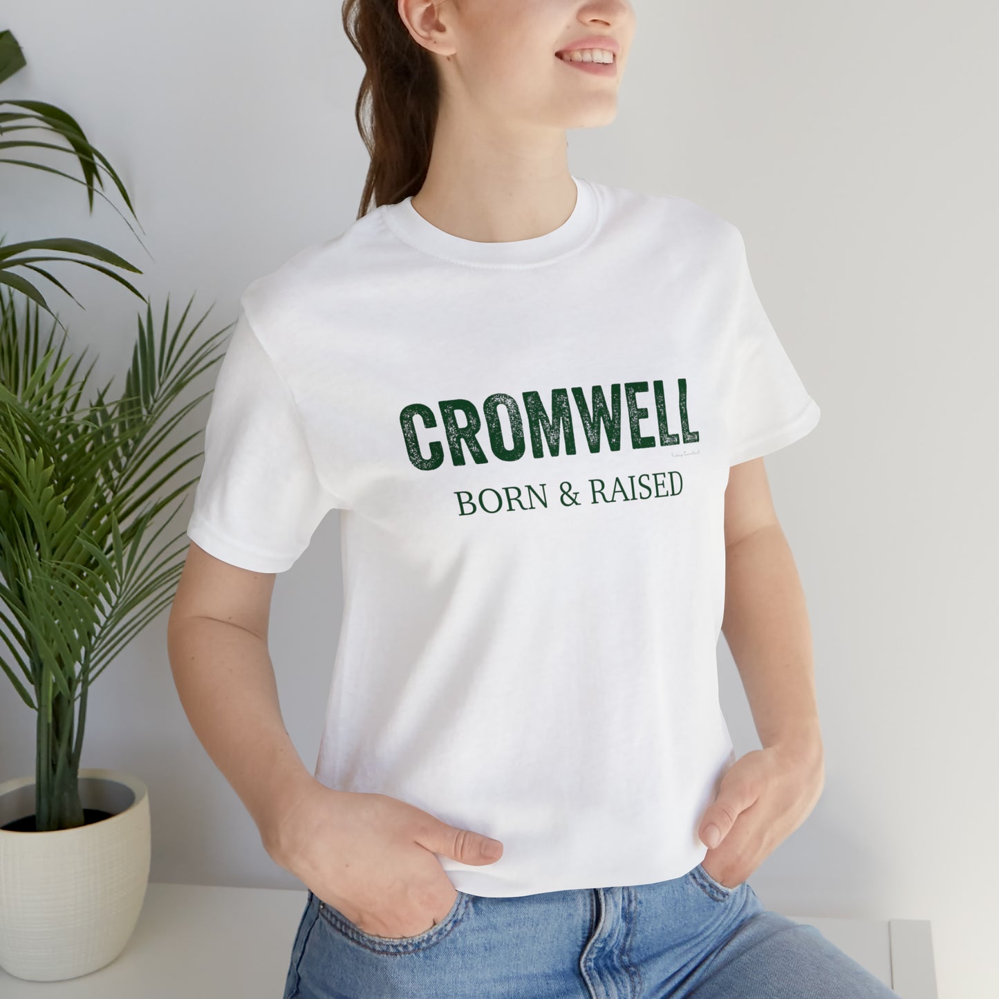 Cromwell Born & Raised Unisex Jersey Short Sleeve T-Shirt