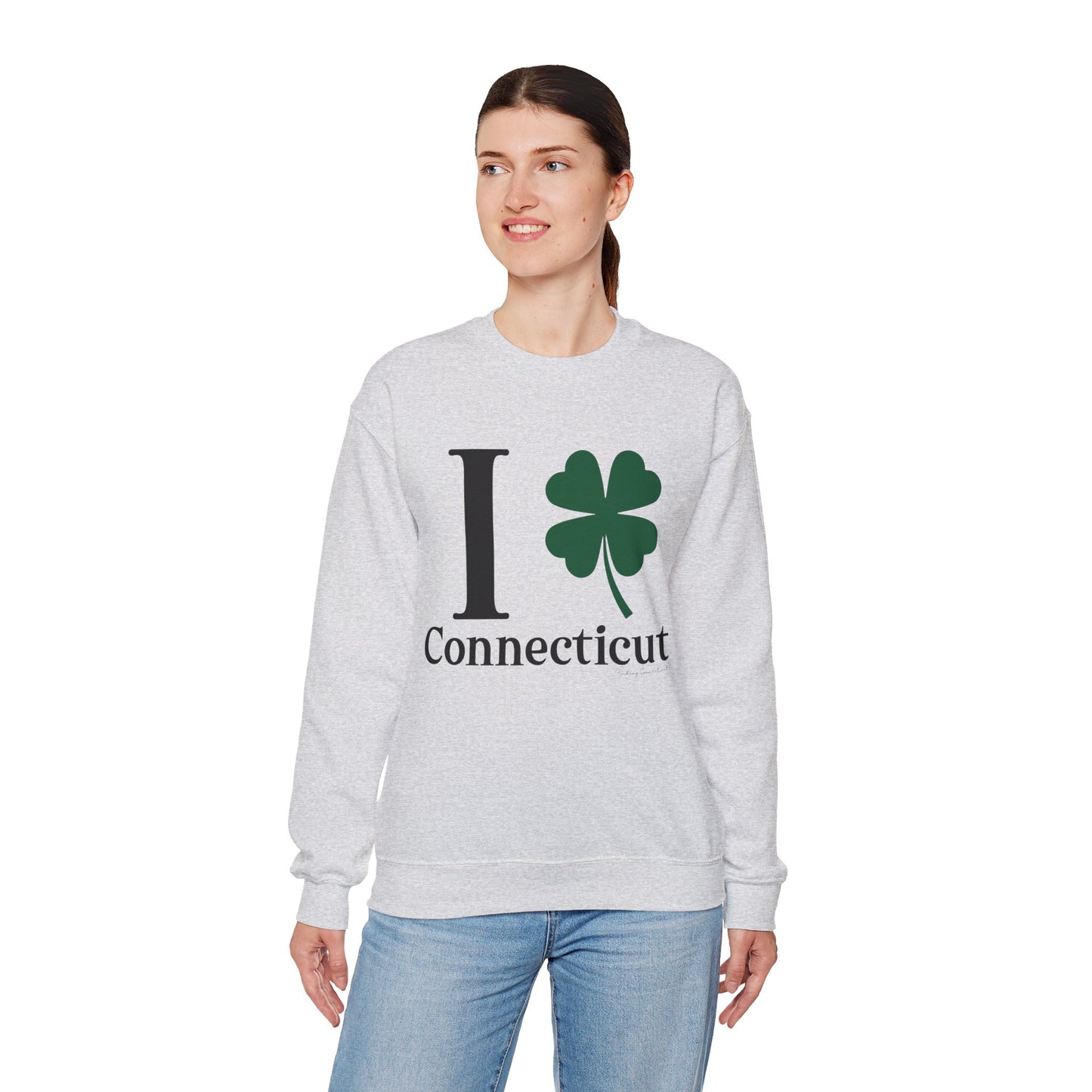 I Clover Connecticut Unisex Heavy Blend™ Crewneck Sweatshirt