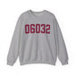 06032 Farmington Connecticut Zip Code Heavy Blend™ Crewneck Sweatshirt