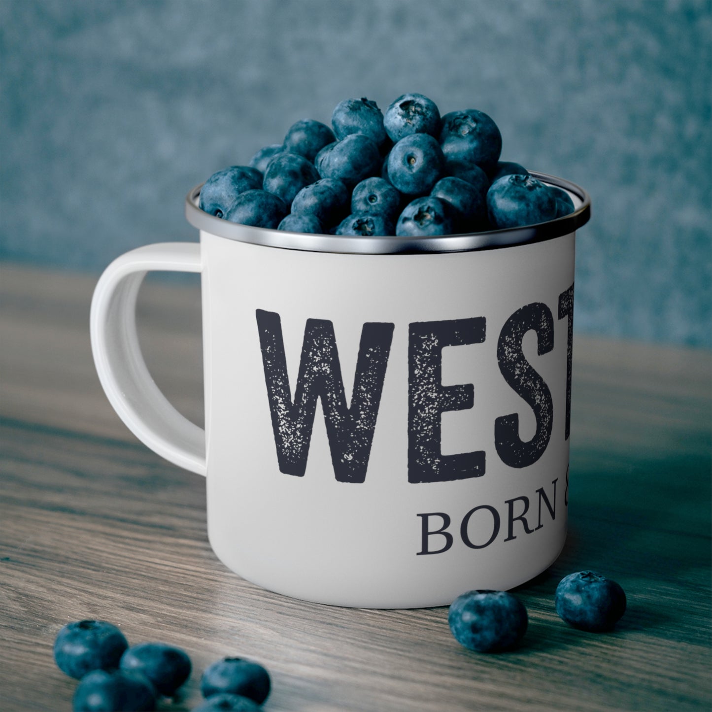 Westport Born & Raised Enamel Camping Mug