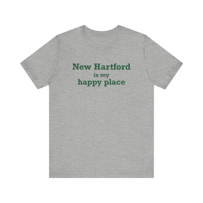 New Hartford is My Happy Place Unisex Jersey Short Sleeve T-Shirt