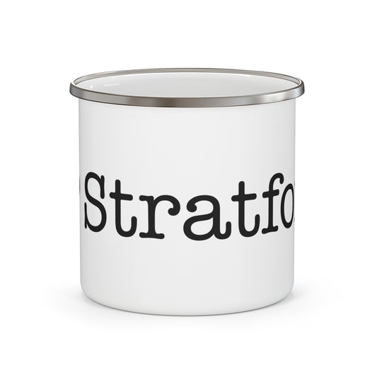 I Heart Stratford. Enamel Camping Mug