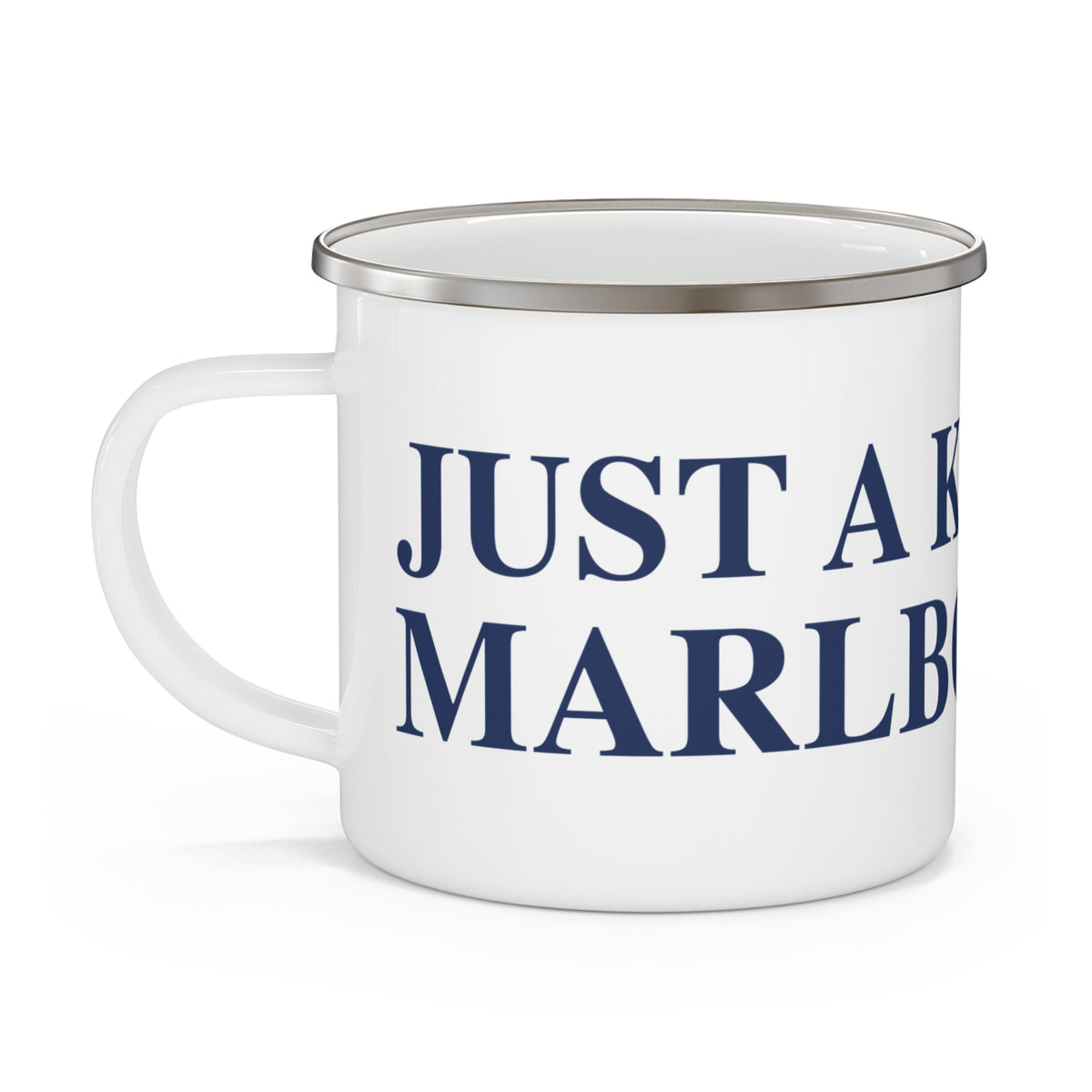 Just a kid from Marlborough Enamel Camping Mug