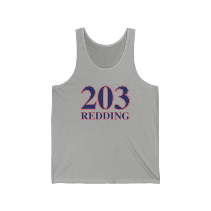 203 Redding Red White & Blue Unisex Jersey Tank Top