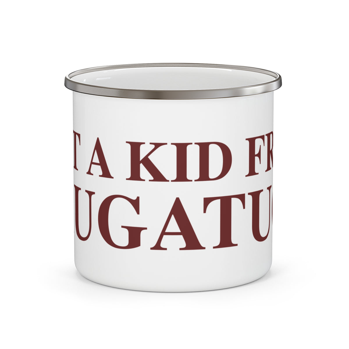 Just a kid from Naugatuck Enamel Camping Mug