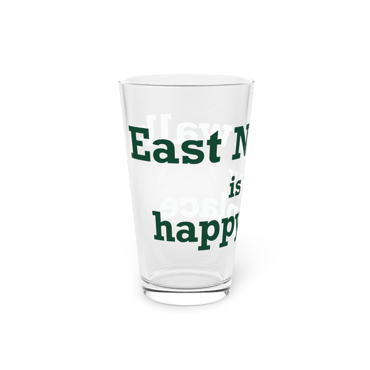 East Norwalk is My Happy Place Pint Glass, 16oz