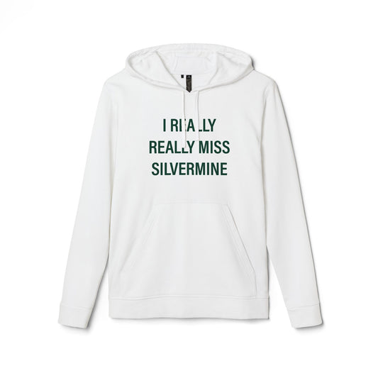 I Really Really Miss Silvermine adidas Unisex Fleece Hoodie