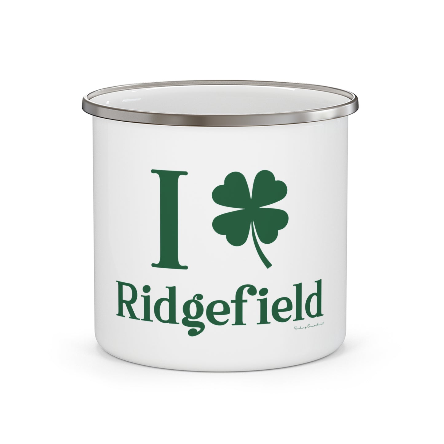 I Clover Ridgefield  Enamel Camping Mug