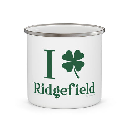 I Clover Ridgefield  Enamel Camping Mug