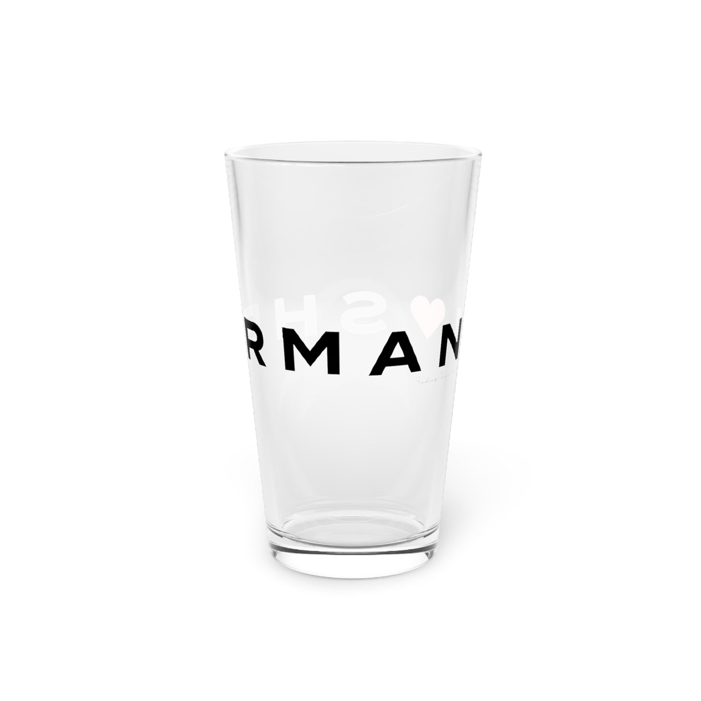 Sherman Vision Pint Glass, 16oz