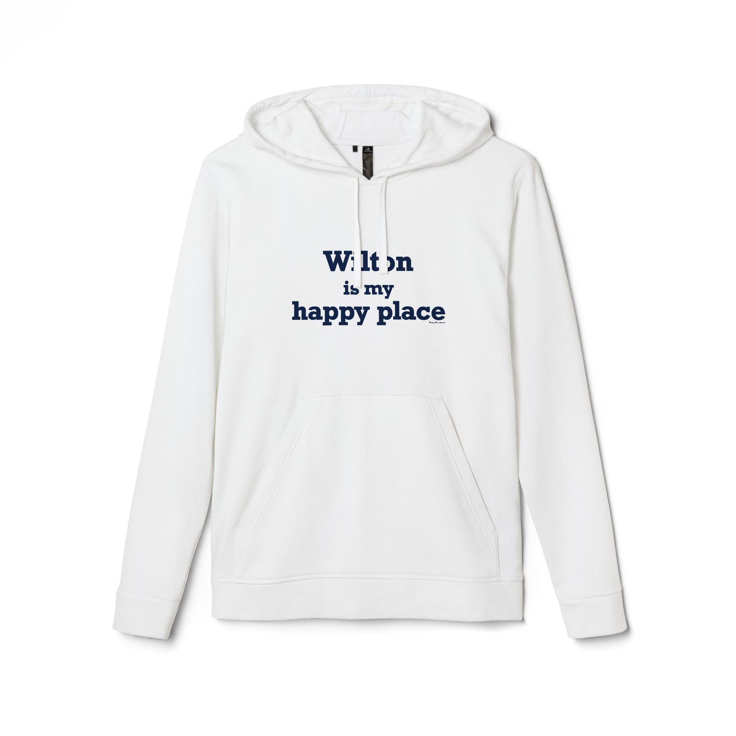 Wilton is my Happy Place adidas Unisex Fleece Hoodie