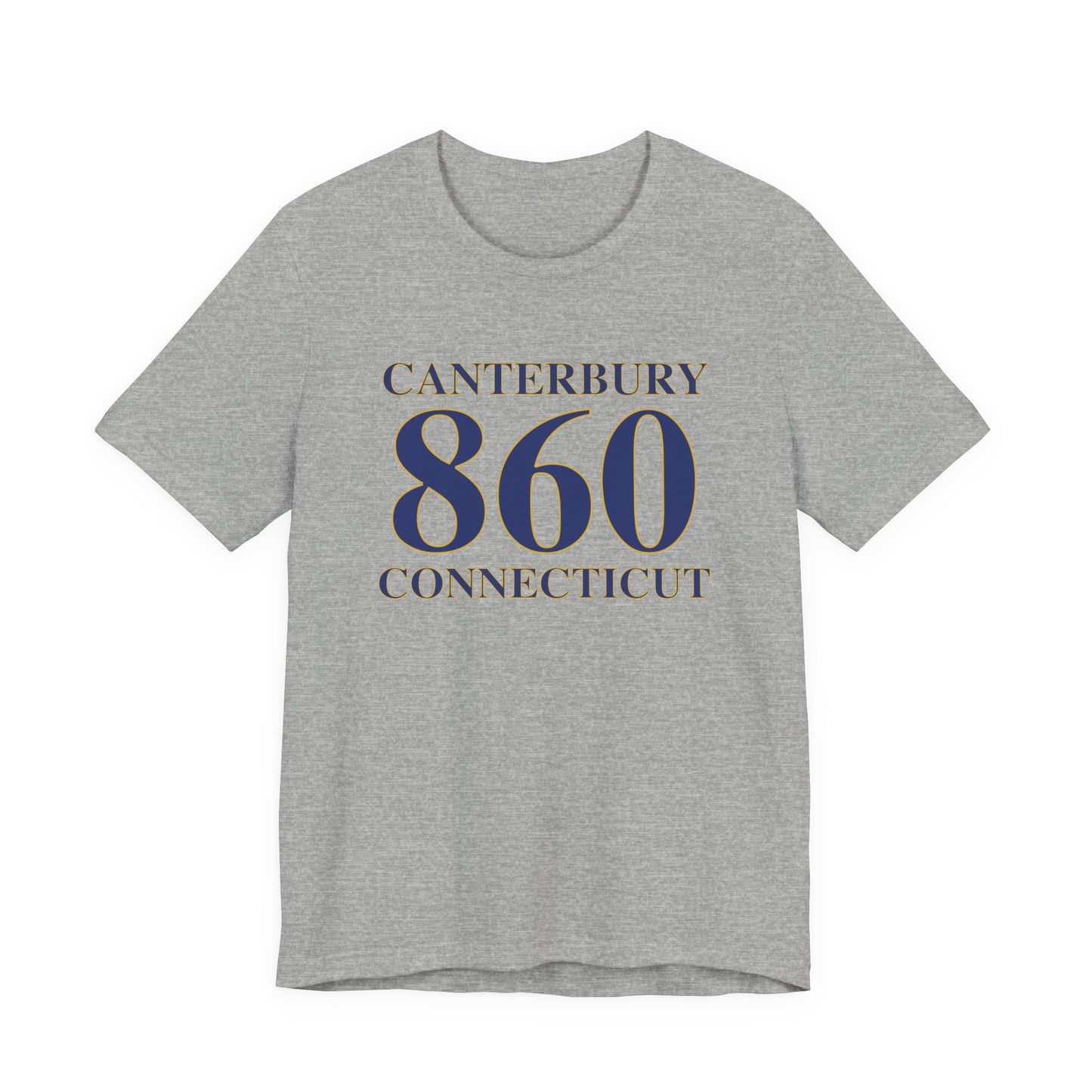 Canterbury 860 Connecticut Unisex Jersey Short Sleeve T-Shirt