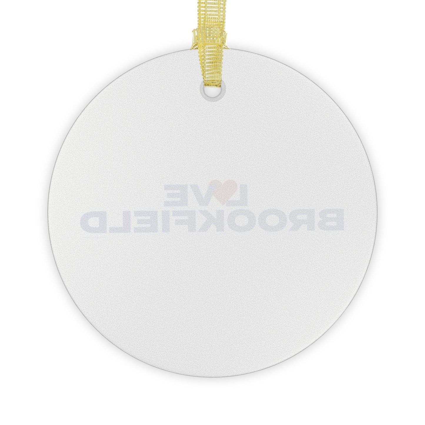 Love Brookfield Glass Ornaments