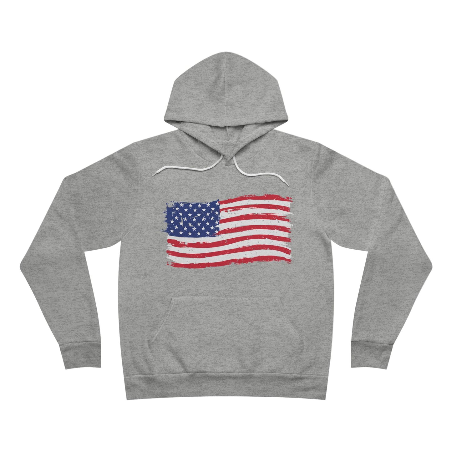American Flag Unisex Sponge Fleece Pullover Hoodie Sweatshirt