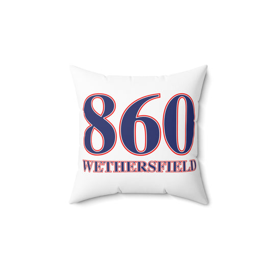 860 Wethersfield Red, White & Blue Spun Polyester Square Pillow