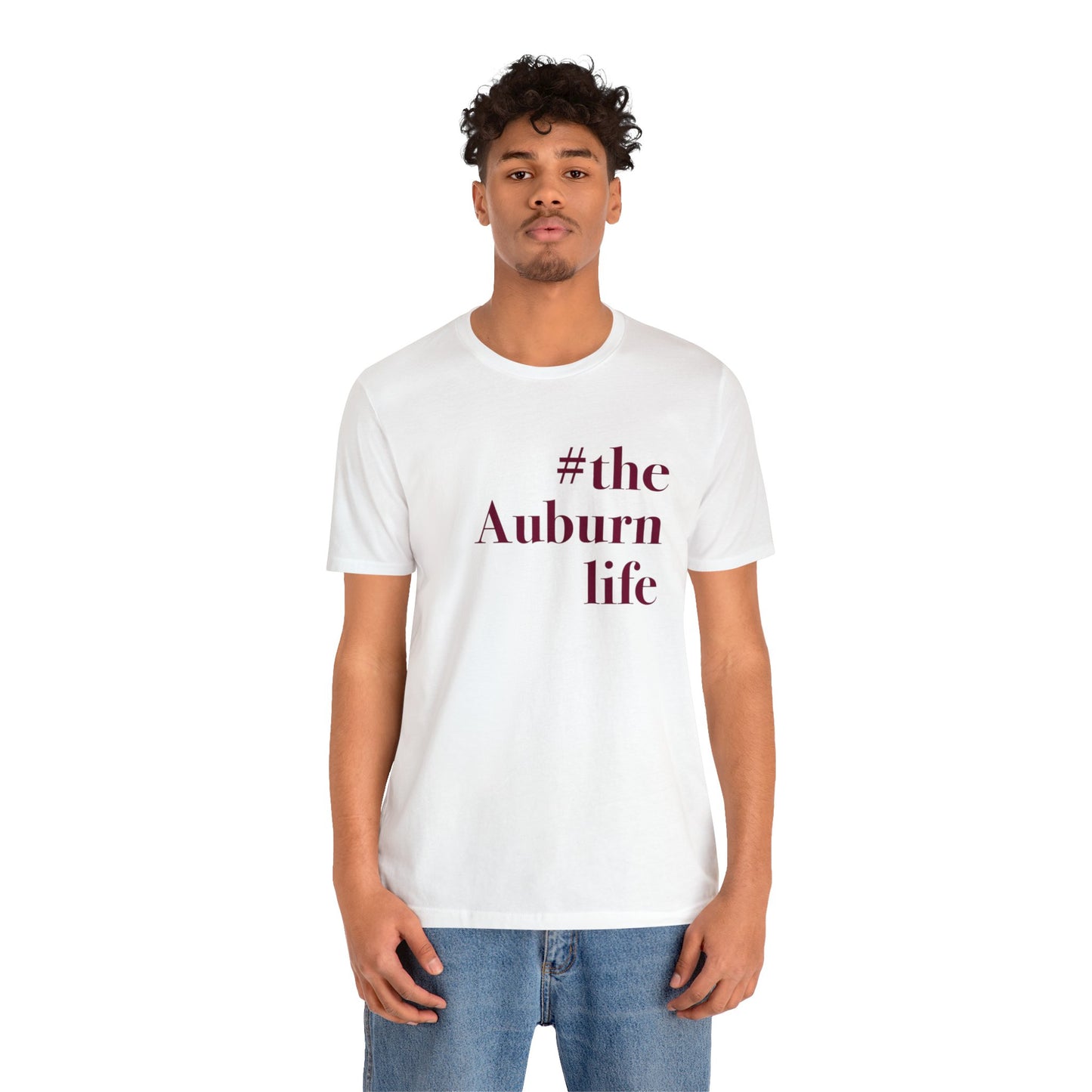 #theauburnlife Unisex Jersey Short Sleeve Tee