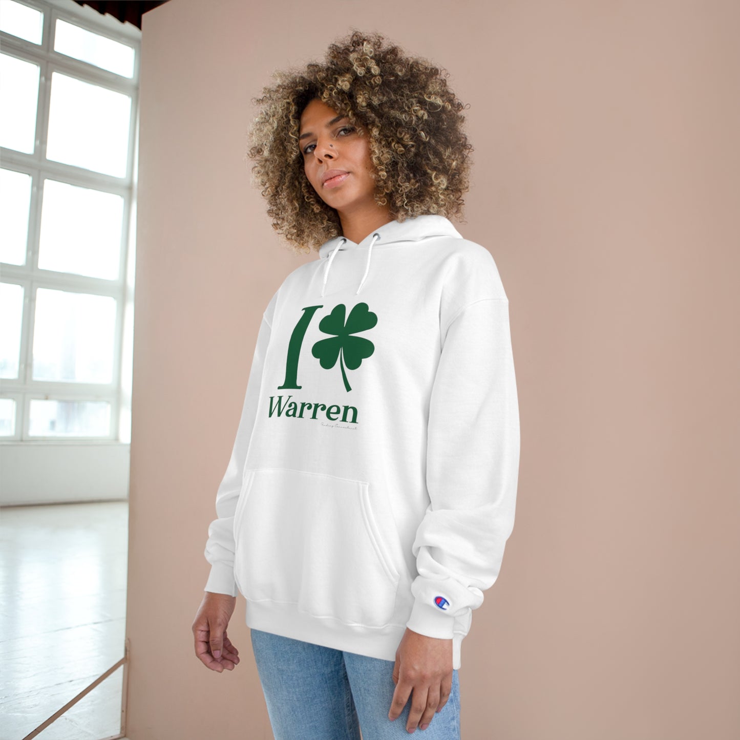 I Clover Warren Champion Hoodie