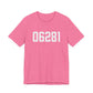 06281 Woodstock CT Zip Code Unisex Jersey Short Sleeve T-Shirt