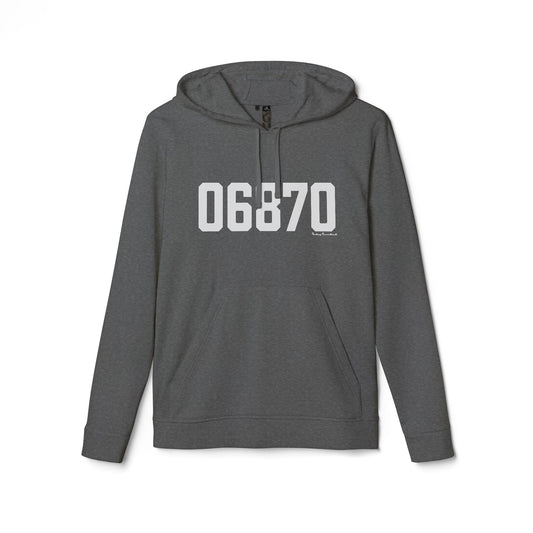 06870 - Greenwich CT Zip Code adidas Unisex Fleece Hoodie