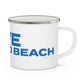 Love Fairfield Beach Enamel Camping Mug
