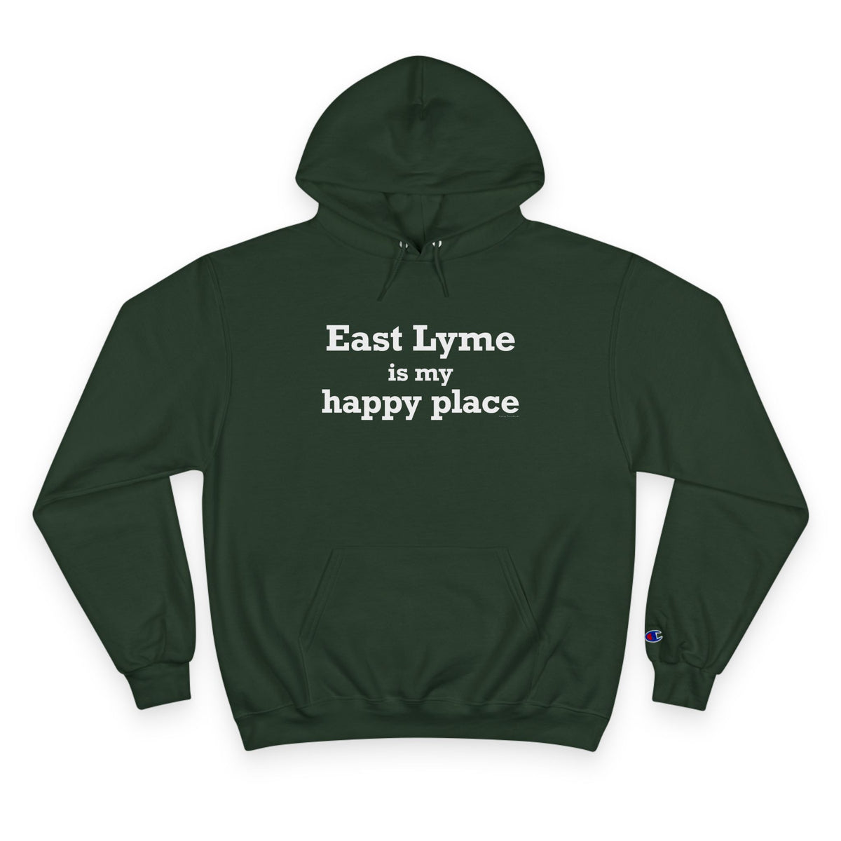 East Lyme is My Happy Place Champion Hoodie