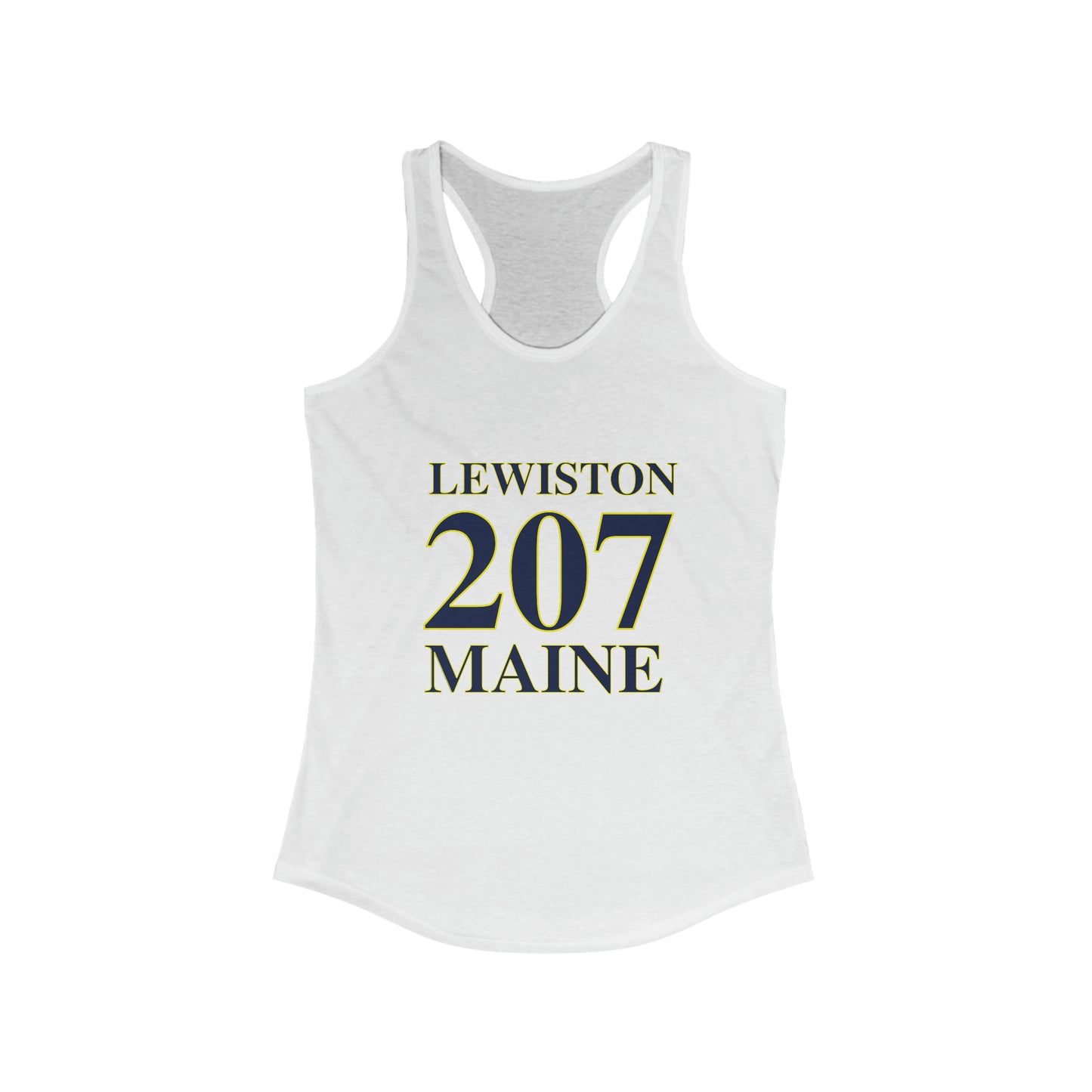 Lewiston 207 Maine Women's Ideal Racerback Tank