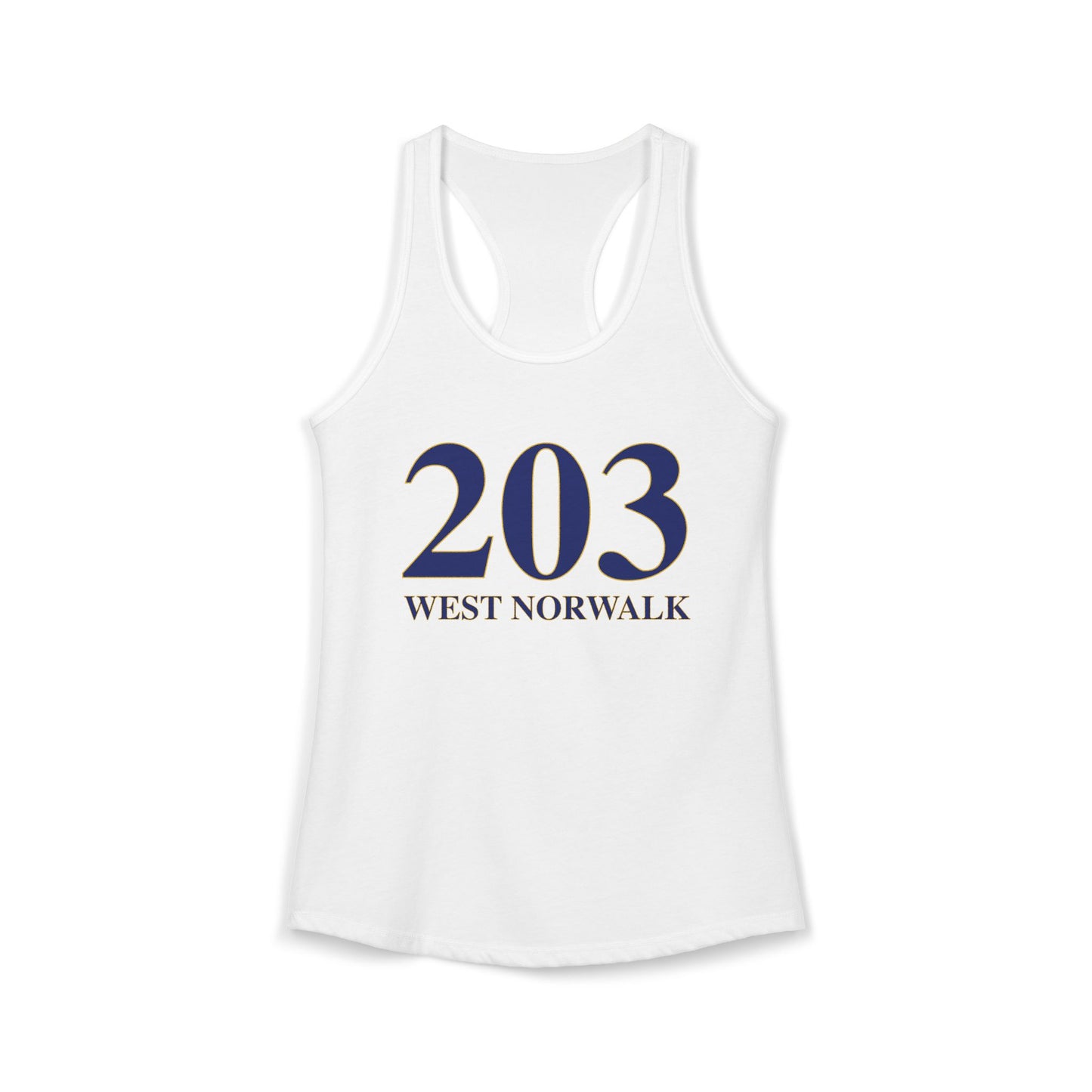 203 West Norwalk Women's Ideal Racerback Tank Top