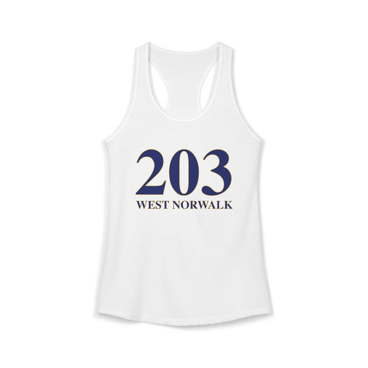 203 West Norwalk Women's Ideal Racerback Tank Top
