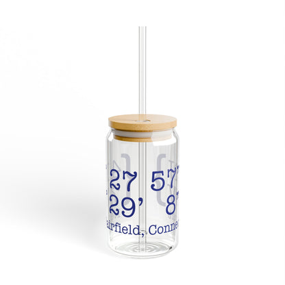 New Fairfield Coordinates Sipper Glass, 16oz