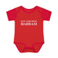 Just a kid from Haddam Infant Baby Rib Bodysuit