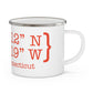 Stamford Coordinates Enamel Camping Mug