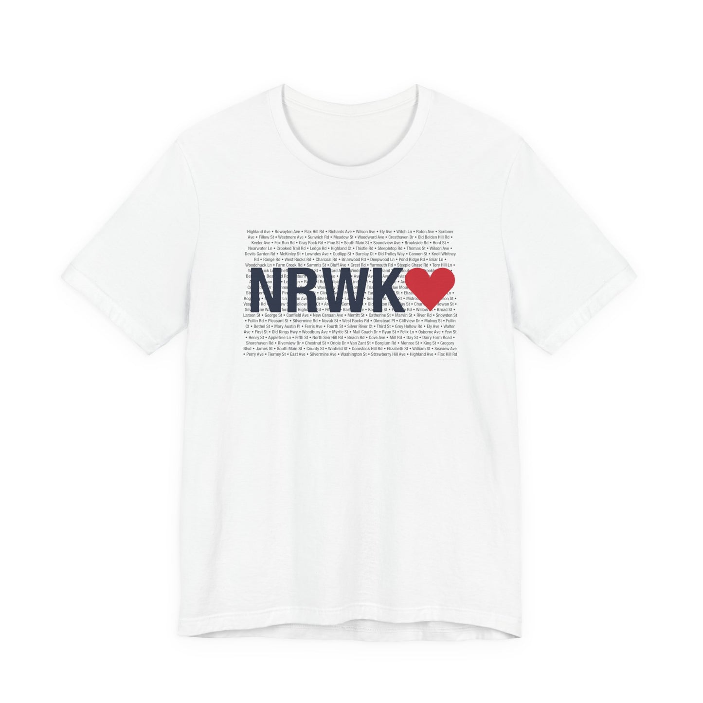 Norwalk Love Unisex Jersey Short Sleeve T-Shirt