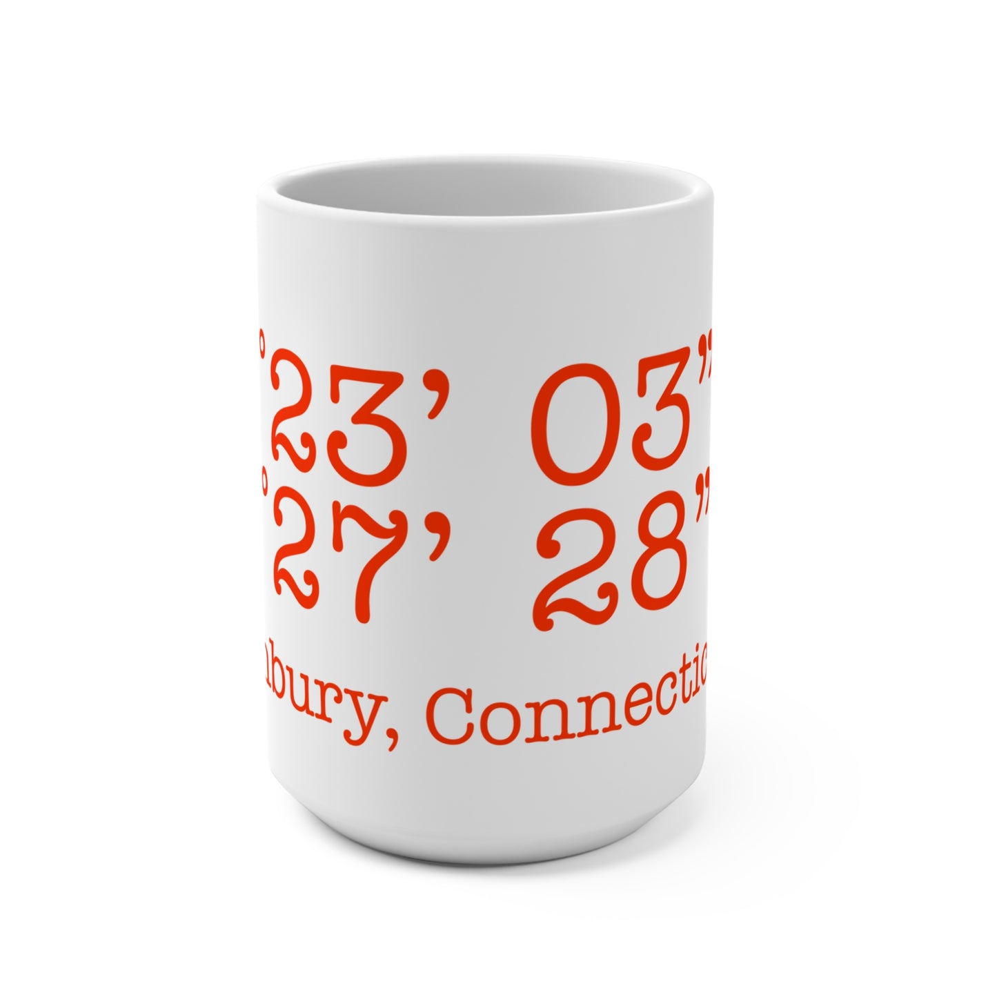Danbury Coordinates Mug 15oz