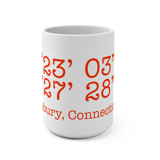 Danbury Coordinates Mug 15oz