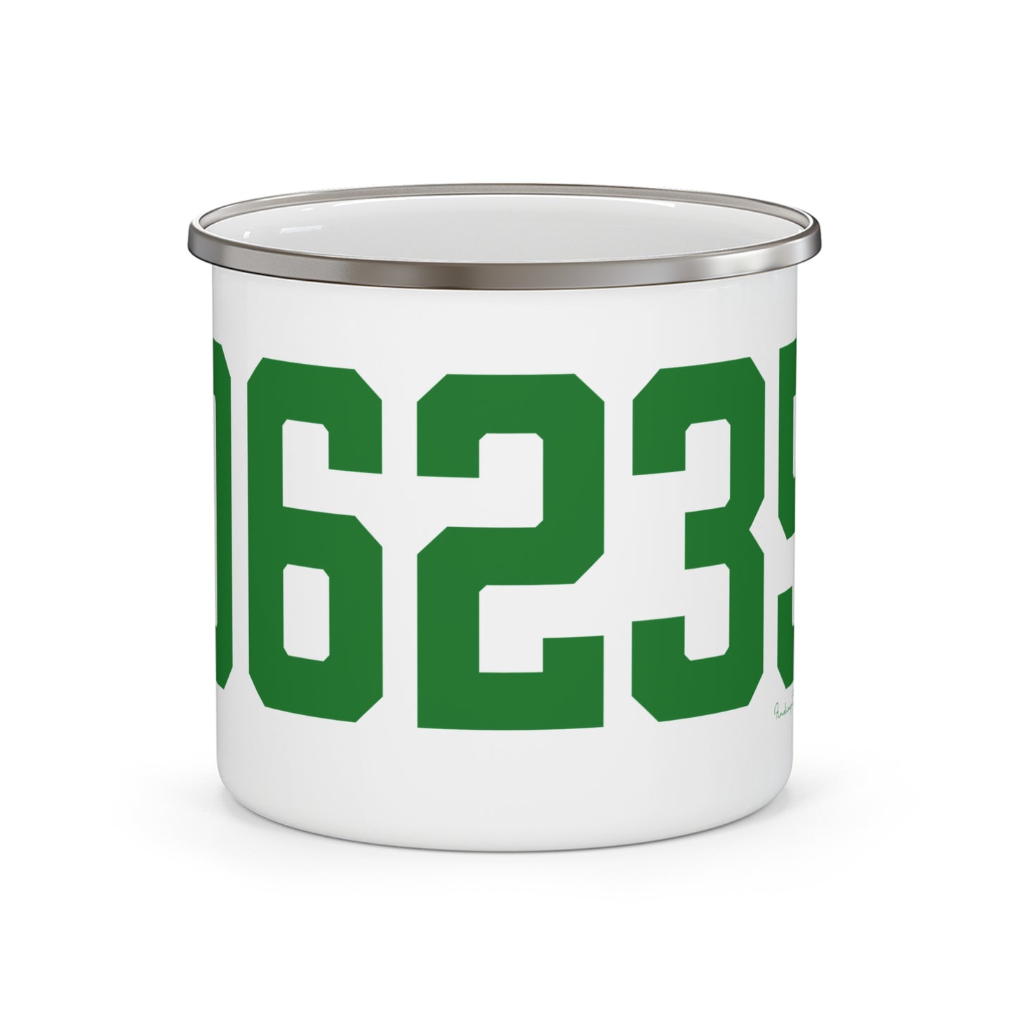 06235 Chaplin Connecticut Zip Code Enamel Camping Mug