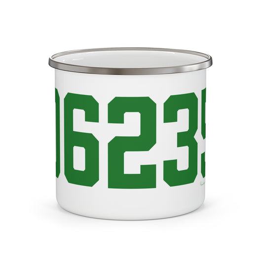 06235 Chaplin Connecticut Zip Code Enamel Camping Mug