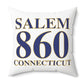 Salem 860 Connecticut Spun Polyester Square Pillow