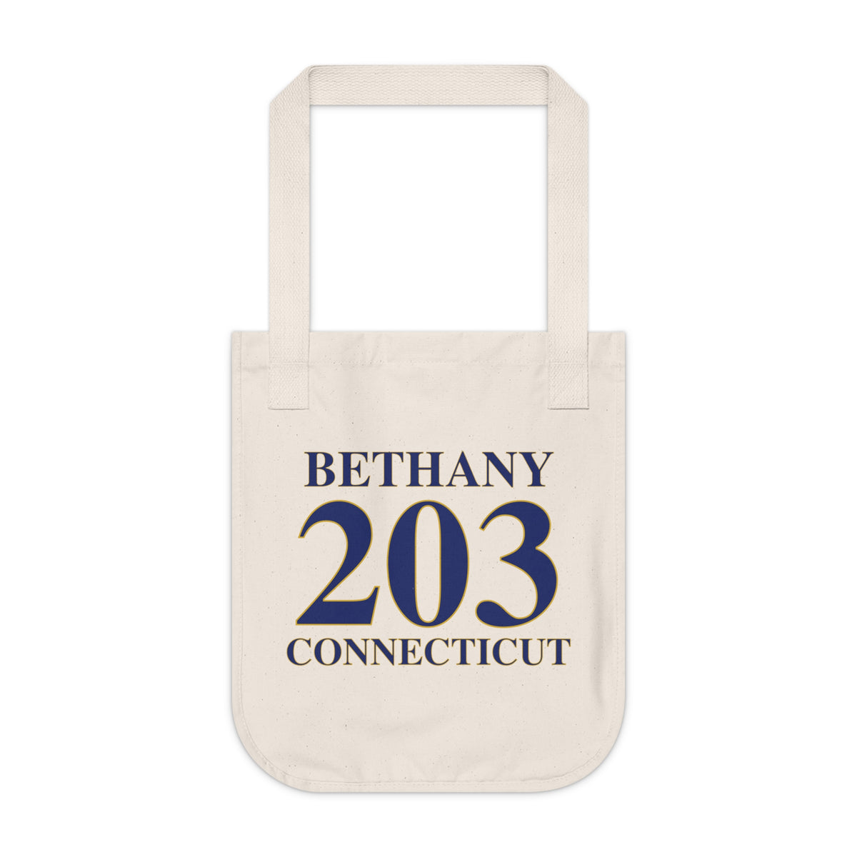 Bethany 203 Connecticut Organic Canvas Tote Bag