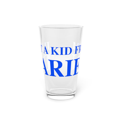 Just a kid from Darien Pint Glass, 16oz