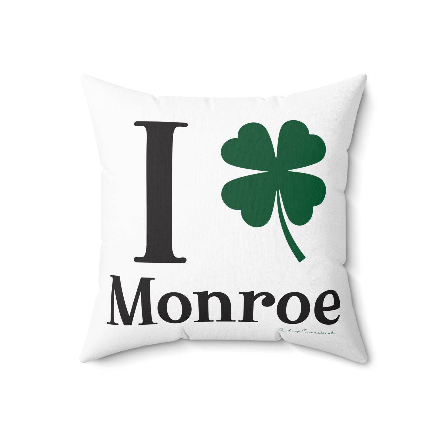 I Clover Monroe  Spun Polyester Square Pillow
