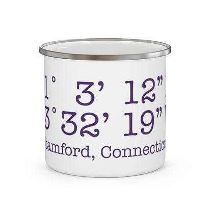 Stamford Coordinates Enamel Camping Mug