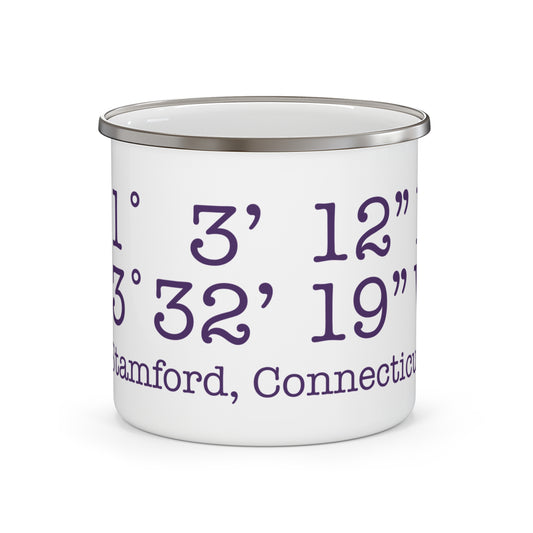 Stamford Coordinates Enamel Camping Mug